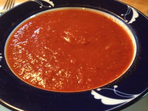 Roasted Red Pepper and Tomato Soup  with Photo  by Rose Kaplan