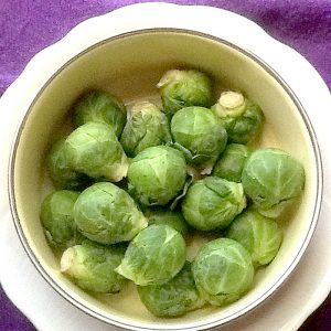 Brussels sprouts maple mustard raw
